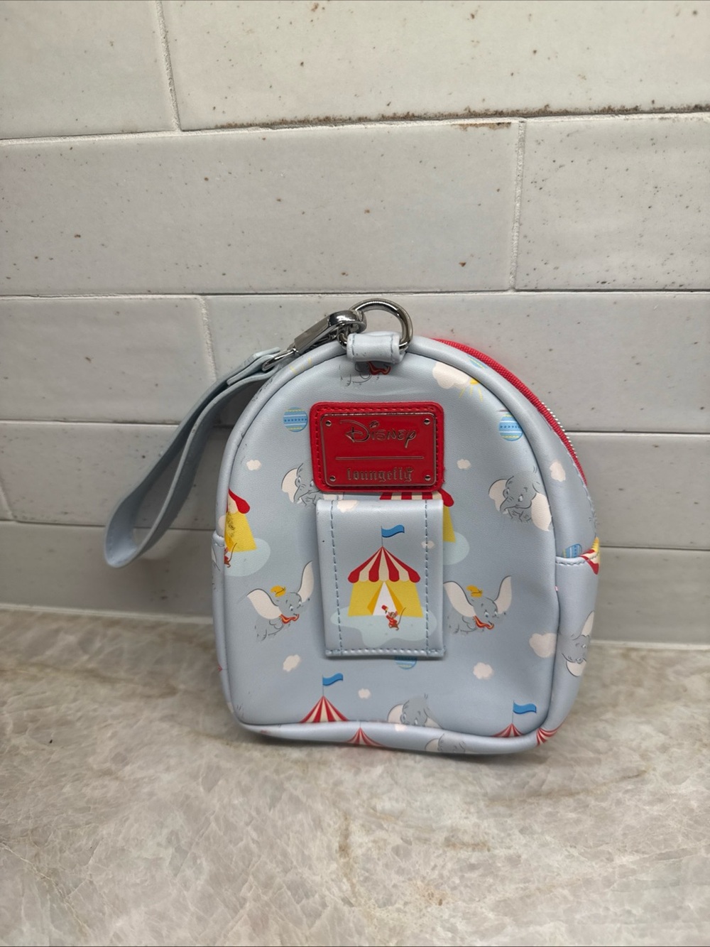 Loungefly Disney Dumbo Circus Tent Wristlet Belt Bag
